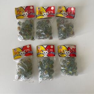 😸Cat Eye Lot Vintage Antique Champion Marbles in Original Package 20ct Per Pack